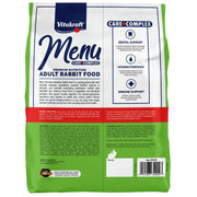 Vitakraft Menu Rabbit Food 5 lb. | Nutrient-Rich Pellet Blend, Fiber-Focused Formula, Daily Diet, Resealable Bag, 5 lb Pack