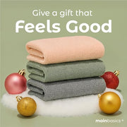 MainBasics Japanese Deep Exfoliating Shower Towel, 3 Pack, Earthy Love | Japanese Nylon, Body Washcloth, Textured for Effective Exfoliation, Quick-Dry, Durable, Helps Reveal Smoother Skin