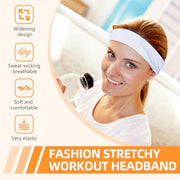 Headbands for Women 8PCS, Summer-Exclusive Elastic Non Slip Hair Head Bands | Sweatbands head bands for women's hair, Soft Running Fashion Headband for Men & Women for Working Out, Travel, Daily Use