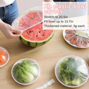 MAQIHAN 100 Bowl Covers Bread Proofing - Extra Large Plastic Wrap for Food | Stretch Elastic Food Covers for Outside, Reusable Shower Caps for Sourdough Bread Starter Basket, Baking Essential Supplies
