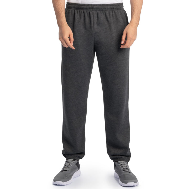 Fruit of the Loom Eversoft Fleece Elastic Bottom Sweatpants with Pockets, Relaxed Fit, Moisture Wicking, Breathable