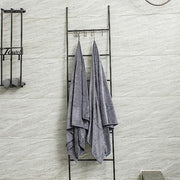 JML Microfiber Bath Towel with Hanging Loop, 2 Pack, 30" x 60", Grey | Oversized, Soft & 7X Absorbent, Fast Drying, No Fading, Lint Free Microfiber Towel for Sport, Travel, Fitness, Yoga