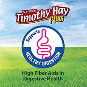 Kaytee All Natural Timothy Hay Plus Carrots for Guinea Pig & Rabbit | Digestive support. Guinea pig hay with carrots. Rabbit hay, long-strand, non GMO