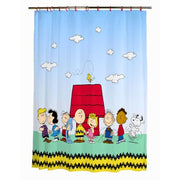 Peanuts 13-Piece Shower Curtain Set, 72 x 72 Inch Fabric Curtain with Hooks, Bathroom Decor, Machine Washable, (100% Officially Licensed Product) by Franco Collectibles
