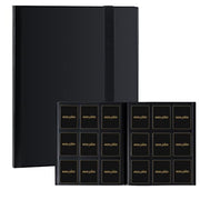 Card Binder 9 Pocket Storage 360 Card Binder,Trading Card Binder (Black) | Senior and Sturdy Side-Loading Album,Intended For YuGiOh,MTG, TCG,Game Cards & Baseball Card Binde