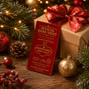 10 Pack Christmas Money Holders for Cash, Christmas Cards with Envelopes, Gift Cards, Holiday Presents, North Pole Bank Vault, Fun Cash Presentation, Unique Way to Wrap Money