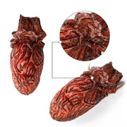 Scary Halloween Decorations, Haunted House Props Decor 6Pcs Fake Body Parts | Hanging Severed Hands, Creepy Bloody Carnival Vampire Zombie Party, 6pcs Fake Body Parts, 16pcs Weapon Cutouts Banner