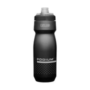 CamelBak Podium Water Bottle 24oz, Black | Easy Squeeze Design, High Flow Self Sealing Cap, Secure Bike Cage Fit, Easy Clean Components, Lightweight Cycling Bottle
