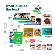 eat2explore Cooking Kits for Kids 17 Pcs – Interactive & Educational Kids Cooking Sets Real for Ages 5 and Up,3 Recipe Cards & Global Ingredients – Fun for Young Chefs (Japan Edition)