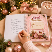 Christmas Gift Card Holder Book, Spiral Bound Gift Card Book for Multiple Gift Cards, Pink Christmas Gift Card Book for Women Teens, Stocking Stuffers, Secret Santa Gifts, Holiday Gift Card Holder