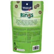 Vitakraft Nibble Rings Small Animal Treat 10.6 oz. | Crispy Crunchy Texture, Fruit & Vegetable Flavor, Foraging Snack, Wholesome Small Animal Treat, 10.6 oz Pack