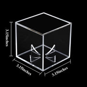 Danodoi UV Protected Clear Acrylic Baseball Display Cube