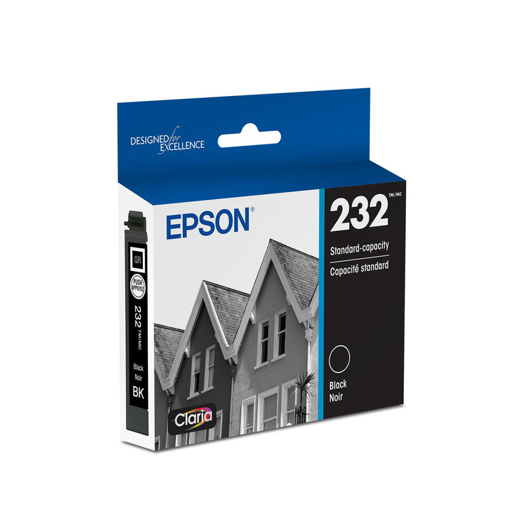 Epson 232 Genuine Standard Capacity Black Ink Cartridge T232120 | Works With XP-4200 XP-4205 WF-2930 WF-2950 Printers