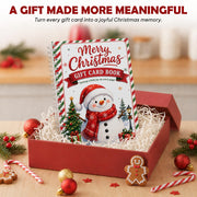 Merry Christmas Gift Card Book For Teens, Adults, 24 Pages Gift Card Holder | 5x7 Inches Christmas Gift Card Book For Adults, Kids, Teens; Easy to Gift, Stocking Stuffers For Teen Girls, Trendy Stuff