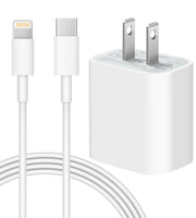 iPhone 14 13 12 Charger Fast Charging 20W USB C Wall Charger with 6FT Cable | PD Fast Charging for iPhone 14/13/12/11/Pro/Pro Max/Mini/Xs Max/XR/X, iPad