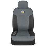 Cat MeshFlex Automotive Seat Covers for Cars Trucks and SUVs – Gray Car Seat Covers for Front Seats, Truck Seat Protectors with Comfortable Mesh Back, Set of 2