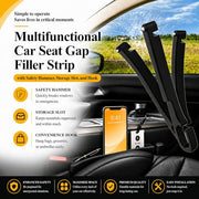 Orvifuly Car Seat Gap Filler 2 Pack for Toyota RAV4 & 4Runner | Fits Grand Highlander, Highlander & Sequoia; EVA gap organizer with emergency window breaker and 1 magnetic sunglasses holder