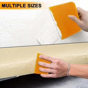 Wulitaotao Body Filler Spreaders, 6PCS Plastic Spreader,4, 5, 6 Inch | Body Filler Spreaders Plastic Tools for Applying Fillers, Putties, Glazes, Caulks and Paint