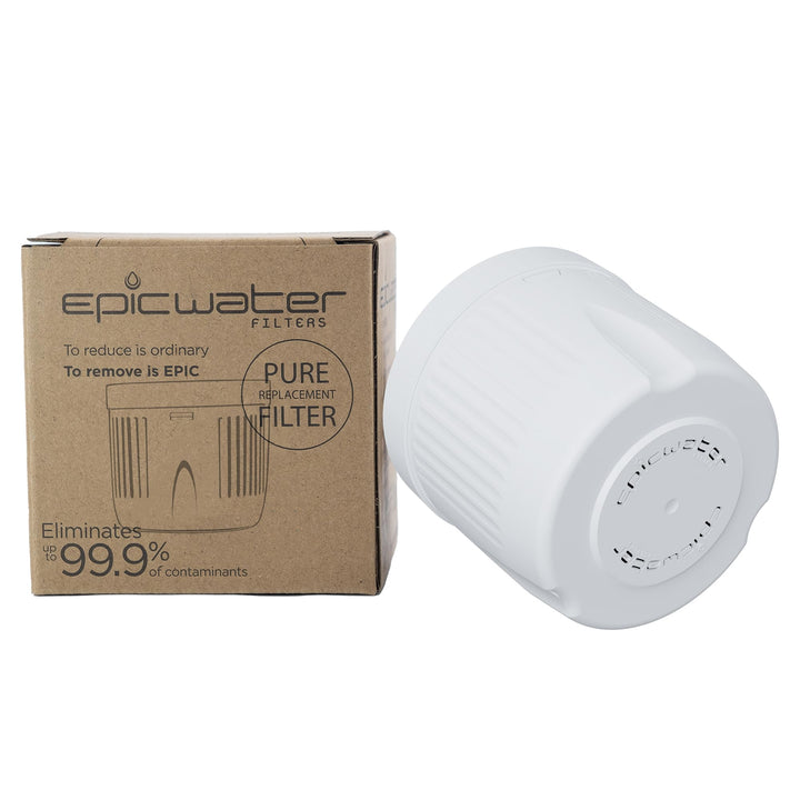 Epic Pure Water Filter Pitchers for Drinking Water, 10 Cup 150 Gallon Filter, Tritan BPA Free, Removes Fluoride, Chlorine, Lead, PFAS, PFOA
