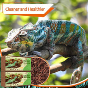 Riare 2 Pack Natural Coconut Fiber Substrate, Coco Coir Reptile Bedding | Coconut Husk Reptile Substrate for Tortoises, Hermit Crabs, Snakes, Bearded Dragon, Geckos, Reptile Enclosure/Terrarium Setup