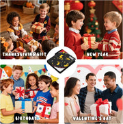 Trading Card Binder 9 Pocket,Card Binder 900 Pockets,Card Book Holder Cards with 50 Removable Sleeves,3-Ring Zip Design MTG/TCG/Sport Collectible Trading Card Albums Gifts for Boys and Girls (Black)