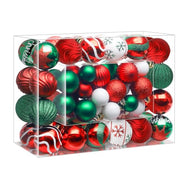 SHareconn 66Pcs Christmas Tree Decorations, Christmas Tree Ornaments Set