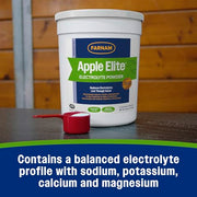 Farnam Apple Elite Horse Electrolytes Powder Supplement, 40 Day Supply | Apple Flavored,Replaces Vital Minerals, Encourages Hydration, Sugar-Free, Contains Sodium, Potassium, Calcium & Magnesium