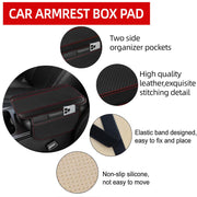 NBTEPEM 6 PCS Car Steering Wheel Cover Set, Microfiber Leather Steering Wheel Covers Universal 14.5-15 inch, Center Console Cover, Seat Belt Cushion, Cup Holder Coaster, Car Accessories Set Red