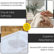 SALBAKOS Luxury 100% Turkish Cotton Bath Sheet 40x80 in (1-Piece, Gray) | Extra Large Jumbo Oversized Bathroom and Beach Towel, Super Soft Highly Absorbent Thick Premium Hotel Quality, Made in Turkey