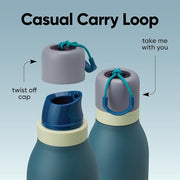 Owala FreeSip Twist Stainless Steel Water Bottle 24 oz Denim