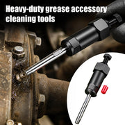 Heavy Duty Grease Fitting Cleaner Tool with M6 M8 Adapters (6/8/10 Long) | Clears Hardened Grease Buildup, Universal Adapter Fit, Sturdy Metal Body, Steady Ergonomic Grip, For Mechanics Workshops