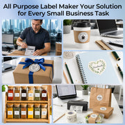 Labeer Bluetooth Thermal Shipping Label Printer, Wireless 4x6 Label Printer | For Small Business, Home, Office, Online Sellers, Warehouse & Shipping, Compatible with iPhone, Android, Windows & Mac