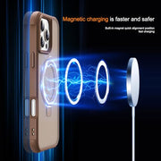 SKYLMW Compatible with iPhone 16 Pro Max Case with Stand,Desert Brown | iPhone 16 Pro Max Phone Case 6.9",Magnetic Ring Stand,Compatible with MagSafe,Military-Grade Protection,Great Grip Feeling