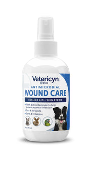 Vetericyn Plus Dog Wound Care Spray, Lick-Safe Wound & Skin Care, 3 oz | Cleans cuts, scrapes, bites & post-surgical sites; no sting; no antibiotics or steroids; lick-safe & safe for all animals