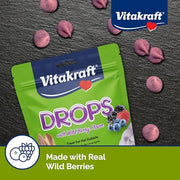 Vitakraft Drops Rabbit Treat with Wildberry Flavor 5.3 oz. | Wildberry Flavor, Wholesome Small Animal Treat, Easy to Feed, Resealable Bag, 5.3 oz Pack