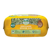 Oxbow Orchard Hay, Rabbit & Guinea Pig Hay, Hand-Sorted, De-Dusted, 40 oz | Orchard Grass Hay, Bunny Hay For Rabbits, Guinea Pigs, Bunnies and Chinchillas, Made in USA