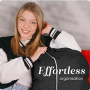 Handy Laundry Bags Nylon Extra Large - Heavy Duty - 2-Pack, Black | Wash Bags with Locking Drawstring - Machine Washable, Tear-Resistant Sacks for Hampers, Travel & Storage