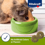 Vitakraft Nibble Rings Small Animal Treat 10.6 oz. | Crispy Crunchy Texture, Fruit & Vegetable Flavor, Foraging Snack, Wholesome Small Animal Treat, 10.6 oz Pack