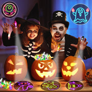 40 PCS Halloween Party Favors for Kids Light Up Finger Lights, Halloween Glow in the Dark Toys Bulk Goodie Bags Stuffers Fillers Non Candy Trick or Treat Toys Halloween Prizes Classroom Party Supplies