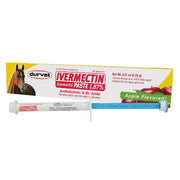 Ivermectin Paste 1.87% Horse Dewormer - Apple Flavored Oral Syringe 6.08g Tube