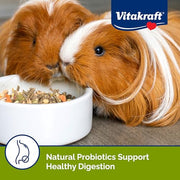 Vitakraft Menu Guinea Pig Food 5 lb. | Vitamin-C Enriched, Nutrient-Rich Seed & Pellet Blend, Daily Diet Formula, Resealable Bag, 5 lb Pack