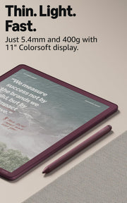 Amazon Kindle Scribe Colorsoft 64GB (newest model) — 11” paper-like color display — Write in notebooks, docs, and books. Read in any light. Pen included - Graphite