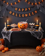 Fixwal 2 Pack 6FT Black Tablecloth Rectangle Spandex Fitted Table Cover | Fit for 6 Foot Rectangle Table, Washable Stretch, Ideal for Party, Wedding, Buffet, Halloween Decoration, Vendor Booth