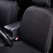 Flying Banner Car Seat Covers Front Seats Rear Bench Polyester car seat Protectors Easy installations Rear Bench Split Classic Man Lady Truck Soid Black