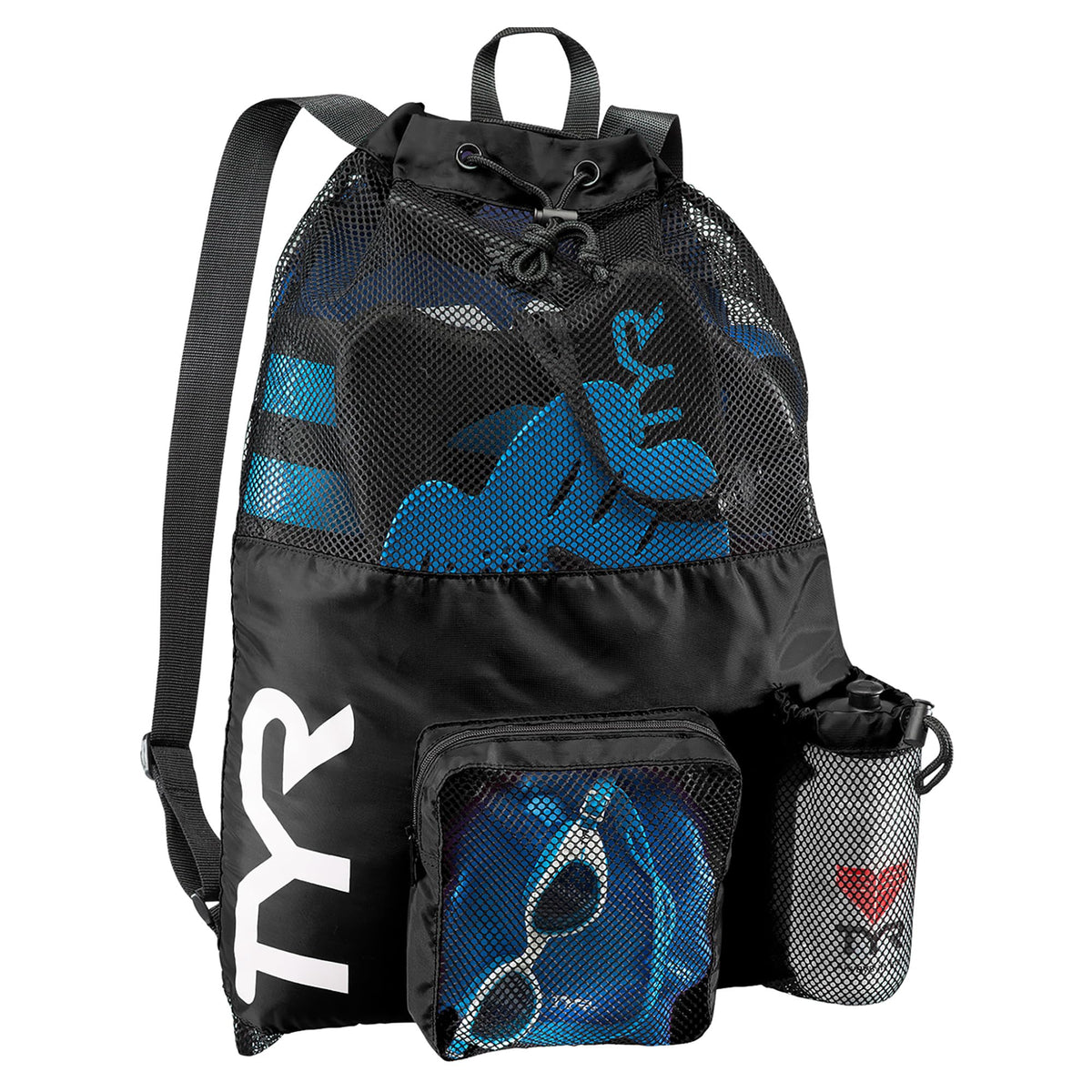 TYR Big Mesh Mummy Backpack, Black