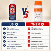 Ring Out - Control and Help Ringworm for Cats, Dogs, Sheep, Goats, Cattle, Horses, all Pets and Livestock makes 32 oz. of Spray