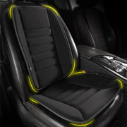 kingphenix Car Seat Cushion with Back Support Pillow, Memory Foam, Black | Memory Foam Car Cushion for Long Driving, Truck, Office Chair, Tailbone and Lower Back Support