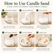 DEVI 10LB Pearled Candle Sand Wax with 100 Wicks, Refillable DIY Candle Kit | Natural Plant-Based Candle Beads Wax, Clean Burning, Long Lasting, Ideal for Birthdays, Weddings and Christmas