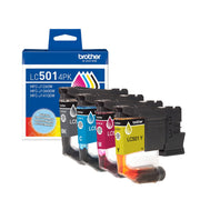 Brother Genuine LC5014PK 4-Pack (1 Each of) Standard Yield Black, Cyan, Magenta, and Yellow Ink Cartridges
