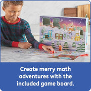 hand2mind Numberblocks MathLink Cubes Advent Calendar, 24 Days of Surprise Gifts and Themed Figures, Christmas Countdown Calendar with Build-in Game Board, Christmas Playset for Girls and Boys Ages 3+